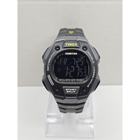 Timex Ironman Classic 30 Lap TW5M18700 Quartz Digital Watch With New Battery - Picture 1 of 11